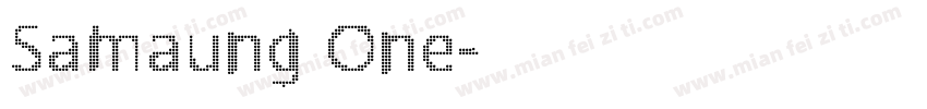 Samaung One字体转换